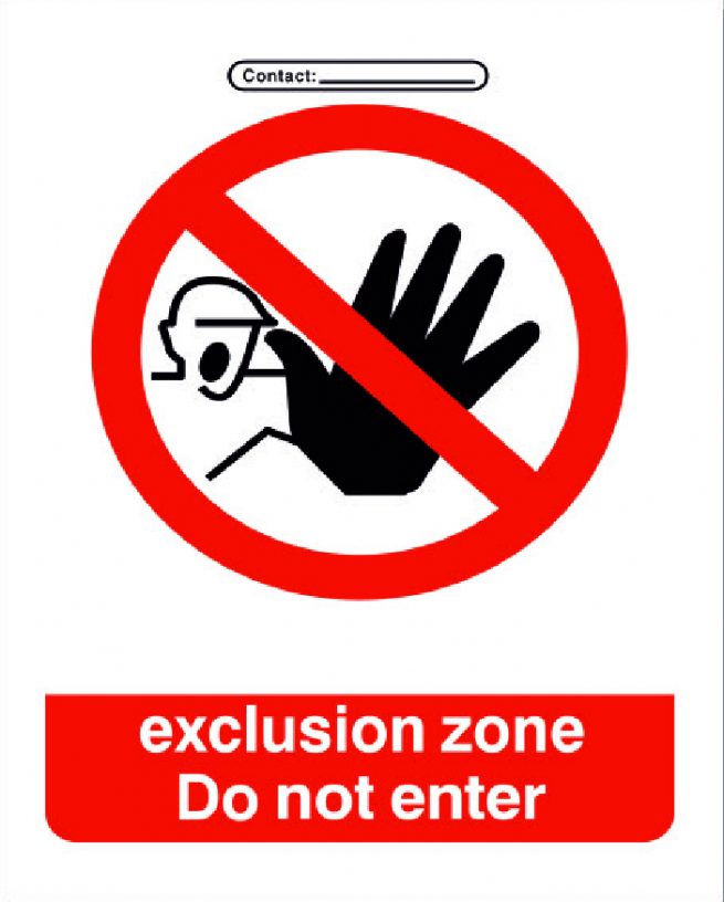 exclusion zone presentation